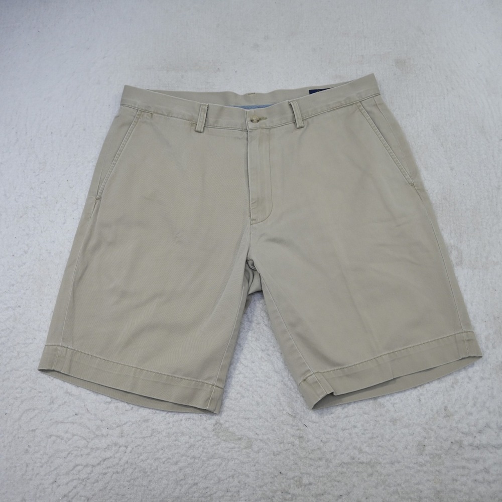 Polo Ralph Lauren Chino Shorts Mens 34 Classic Fit 9" Khaki Tan Cotton Twill